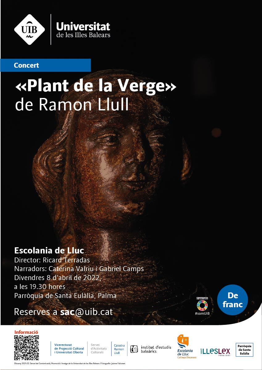 Interpretació del Plant de la Verge de Ramon Llull a càrrec de l’Escolania de Lluc
