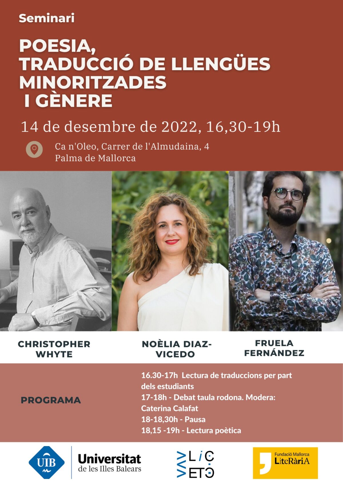 Seminari “Poesia, traducció de llengües minoritzades i gènere”
