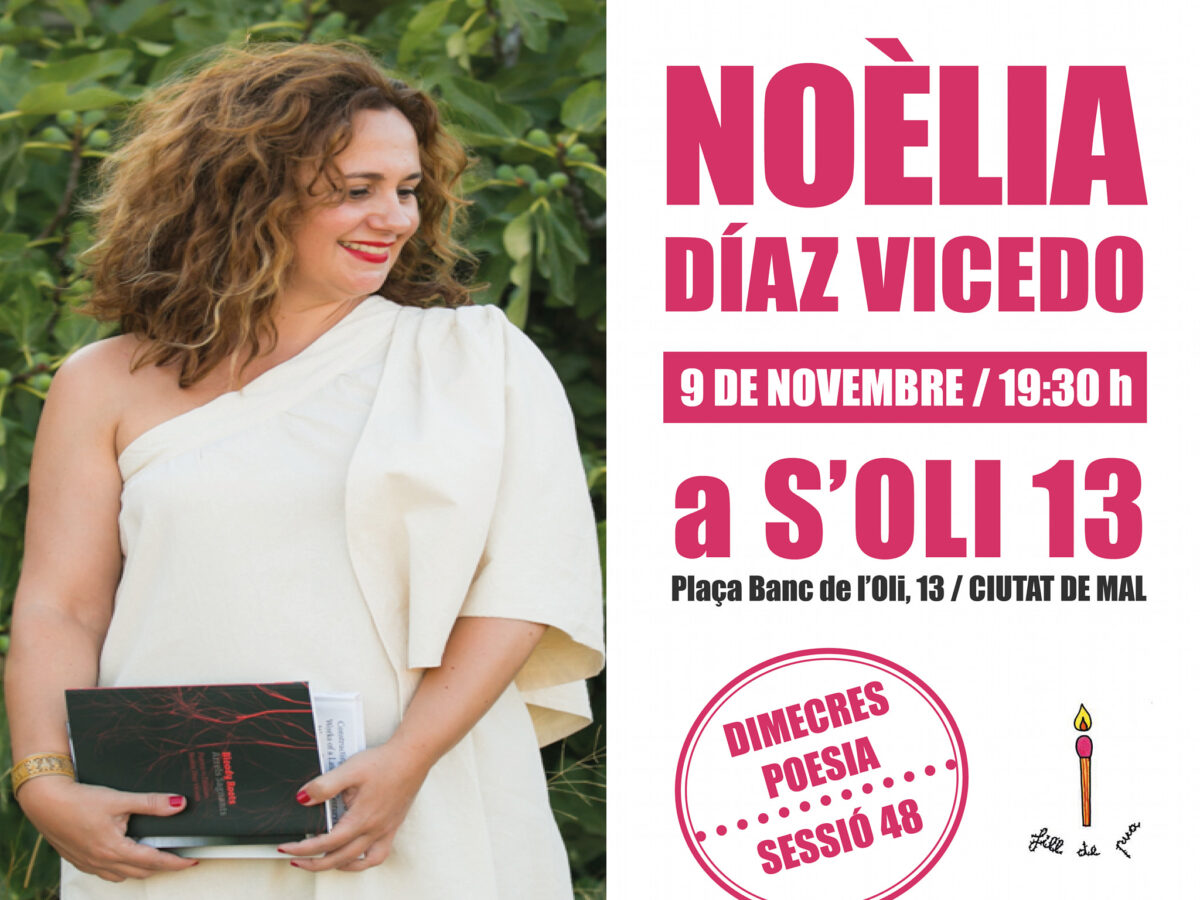 Lectura de poemes de Noèlia Díaz-Vicedo