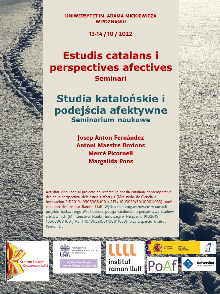 Seminari “Estudis catalans i perspectives afectives”, Universitat de Poznán
